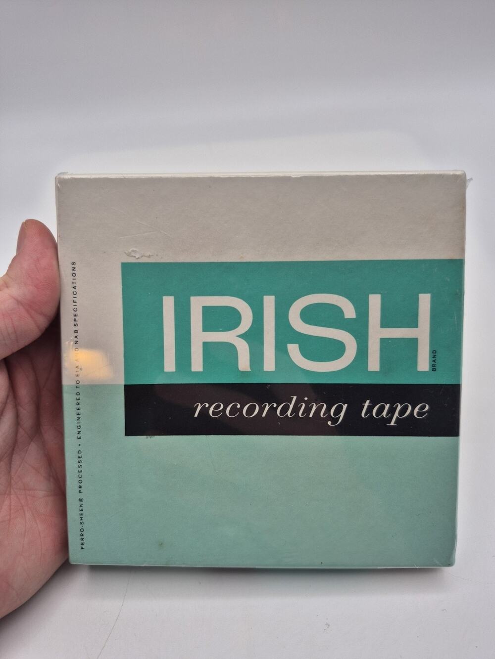 Irish Recording Tape Ferro-Sheen 5 Inch Reel 1/4 Inch x 1200 Ft NEW Sealed